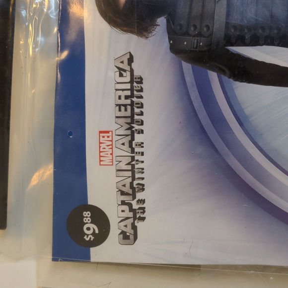 Disguise Marvel Captain America Winter Soldier S 6 Costume New - Picture 2 of 11